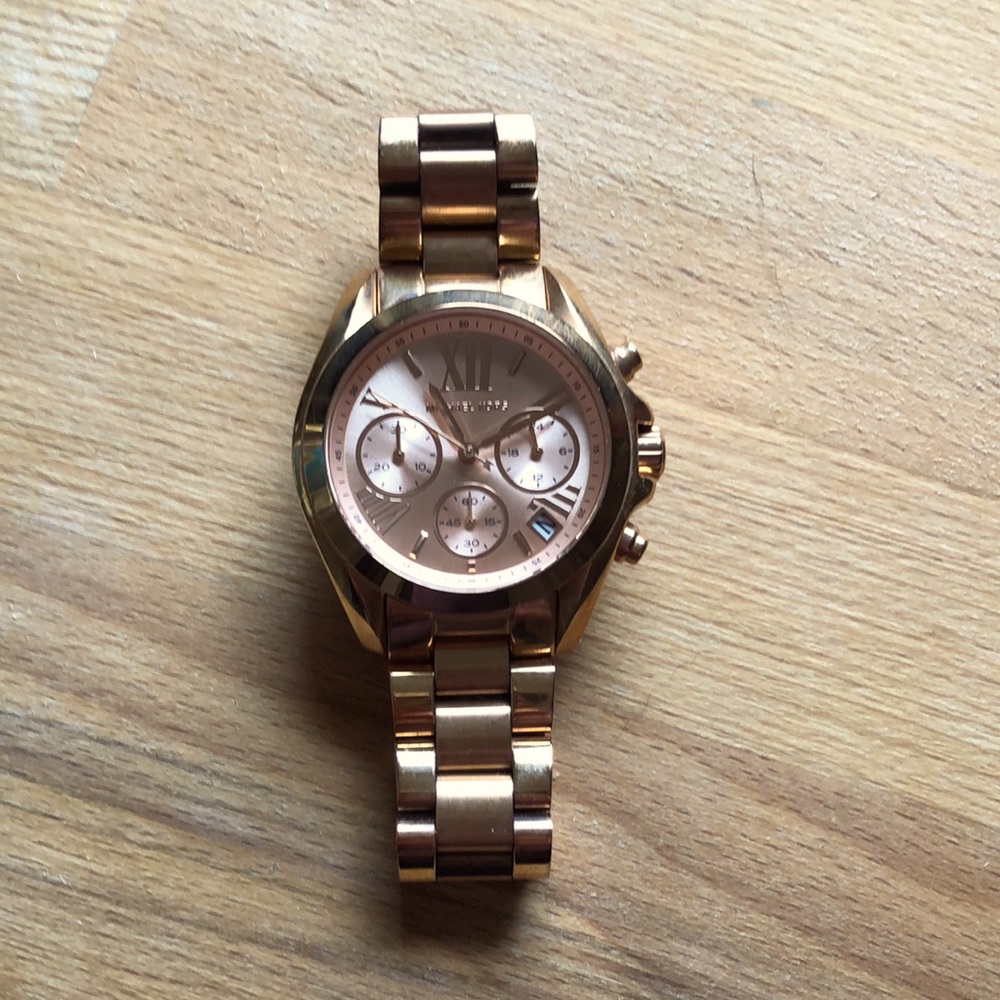 Michael Kors rose gold watch